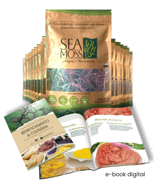 Ebook - Beneficiamento e culinária de Kappaphycus alvarezii para o preparo de receitas com Sea Moss